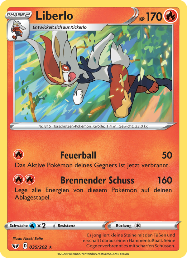 Liberlo 35 — Sword & Shield (German Pokémon TCG card)