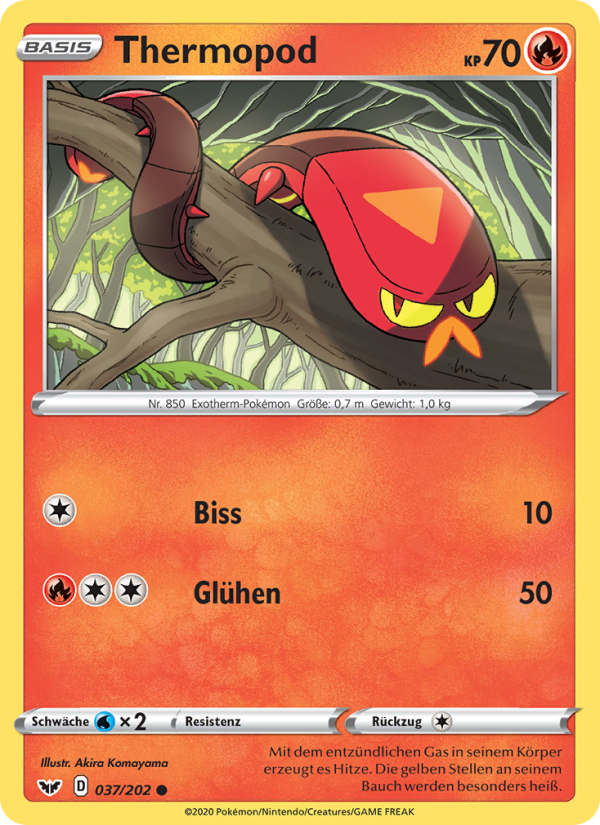 Thermopod 37 — Sword & Shield (German Pokémon TCG card)