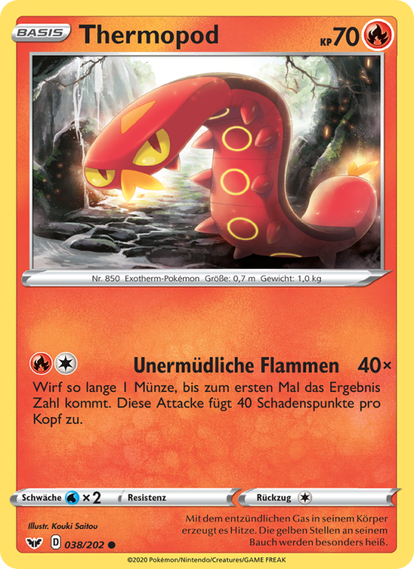 Thermopod 38 — Sword & Shield (German Pokémon TCG card)