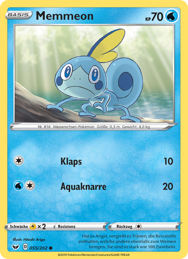 Memmeon 55 — Sword & Shield (German Pokémon TCG card)