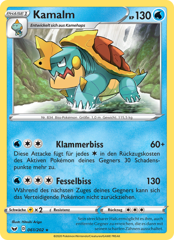 Kamalm 61 — Sword & Shield (German Pokémon TCG card)