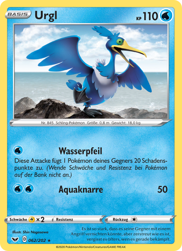 Urgl 62 — Sword & Shield (German Pokémon TCG card)