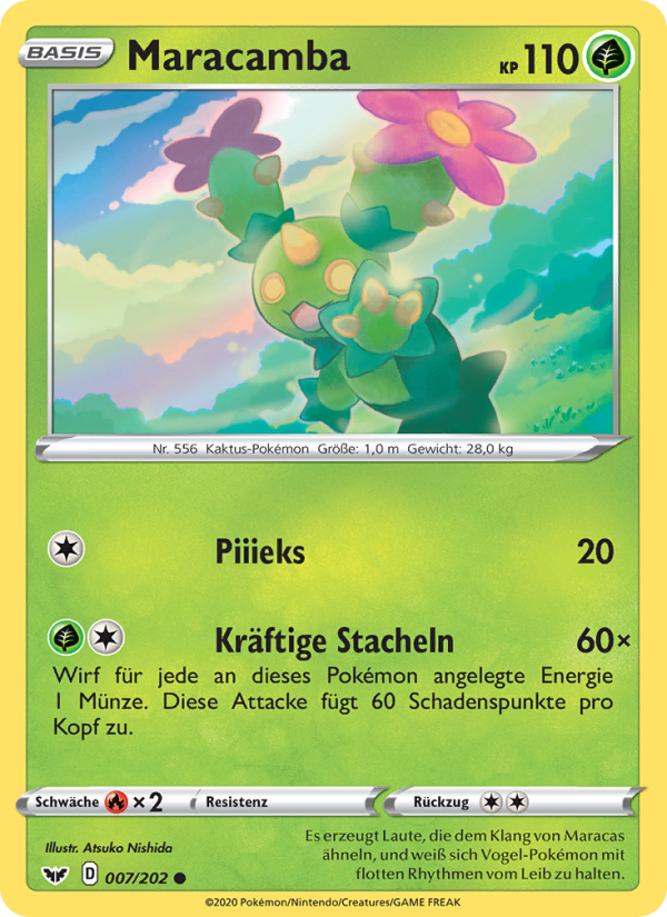 Maracamba 7 — Sword & Shield (German Pokémon TCG card)