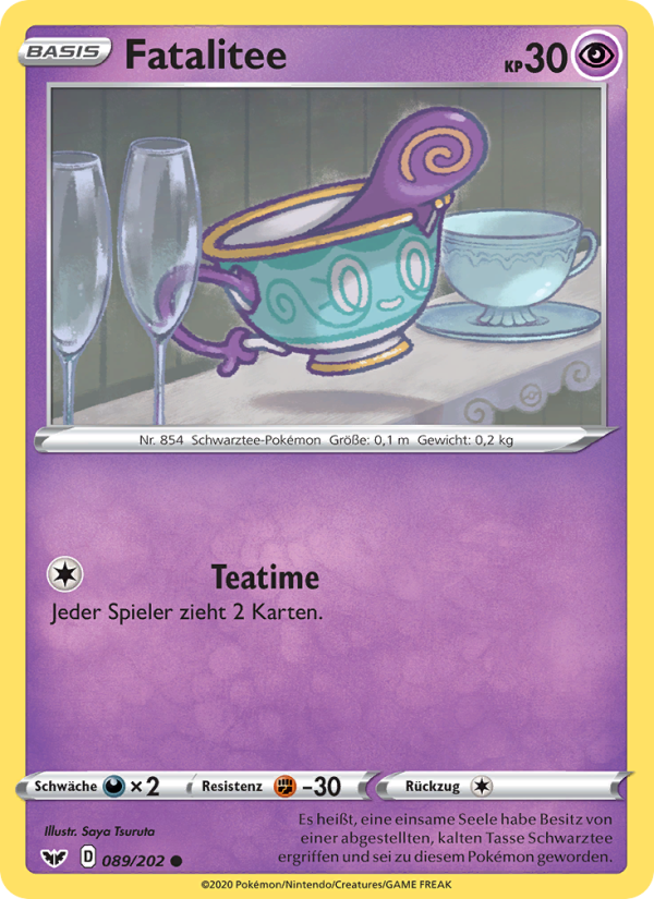 Fatalitee 89 — Sword & Shield (German Pokémon TCG card)