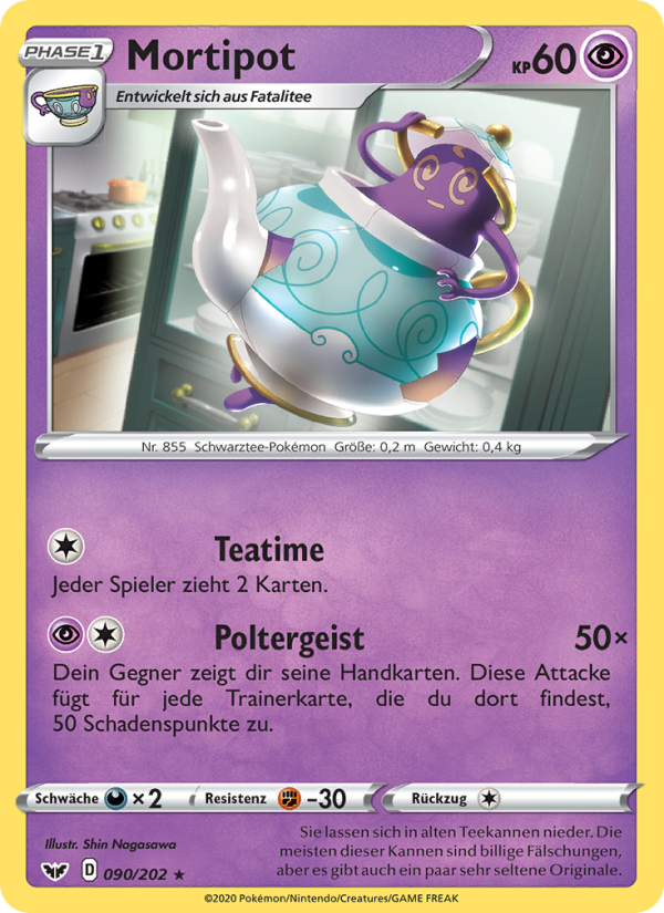 Mortipot 90 — Sword & Shield (German Pokémon TCG card)