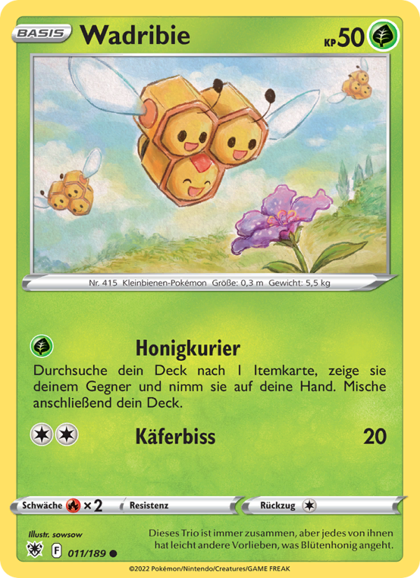 Wadribie 011 — Astral Radiance (German Pokémon TCG card)