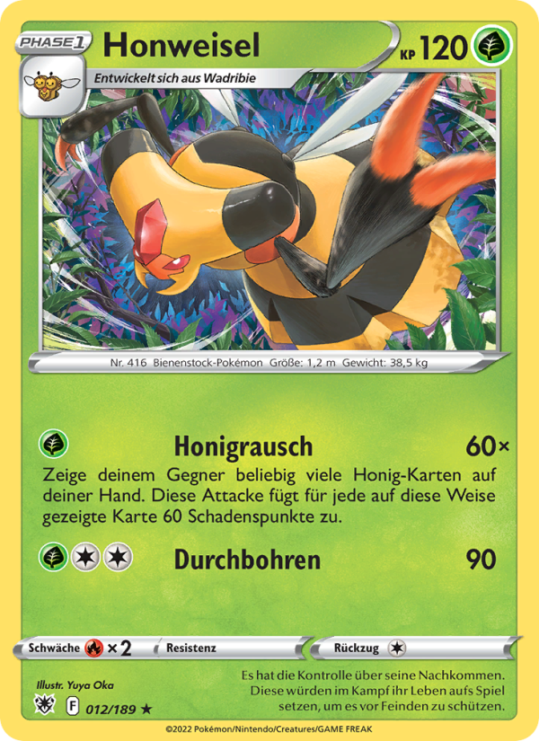 Honweisel 012 — Astral Radiance (German Pokémon TCG card)