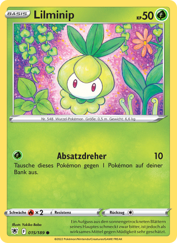 Lilminip 015 — Astral Radiance (German Pokémon TCG card)