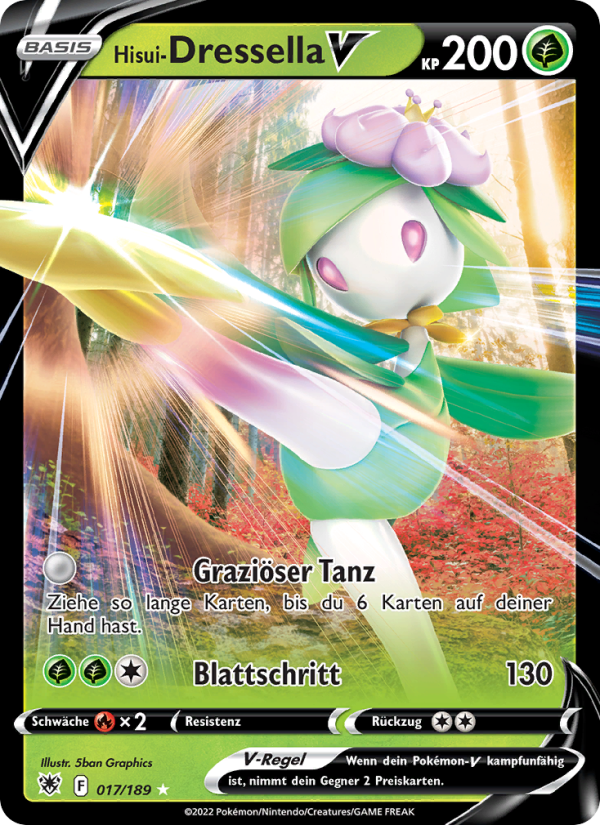 Hisui-Dressella V 017 — Astral Radiance (German Pokémon TCG card)