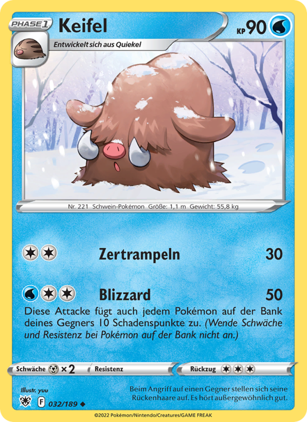 Keifel 032 — Astral Radiance (German Pokémon TCG card)