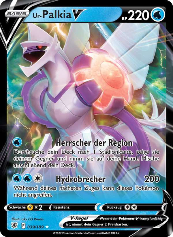 Ur-Palkia V 039 — Astral Radiance (German Pokémon TCG card)