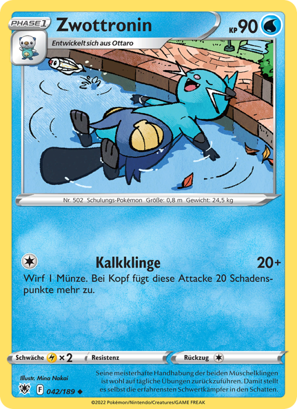 Zwottronin 042 — Astral Radiance (German Pokémon TCG card)