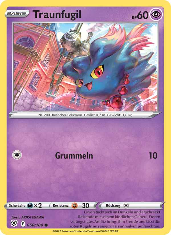 Traunfugil 058 — Astral Radiance (German Pokémon TCG card)