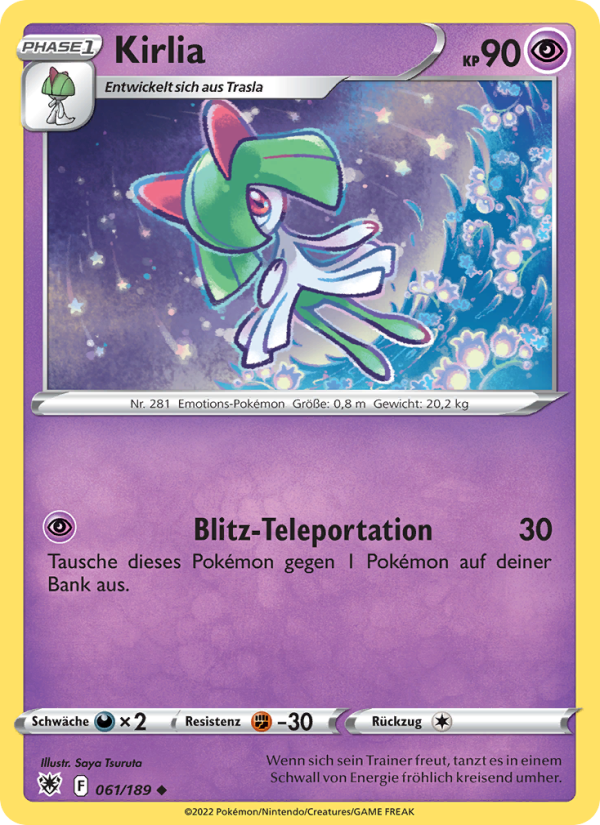 Kirlia 061 — Astral Radiance (German Pokémon TCG card)