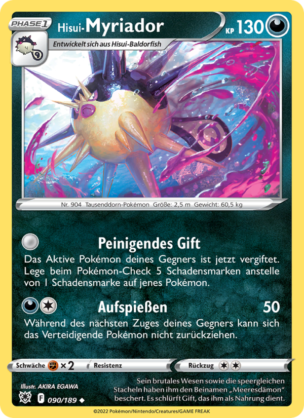 Hisui-Myriador 090 — Astral Radiance (German Pokémon TCG card)