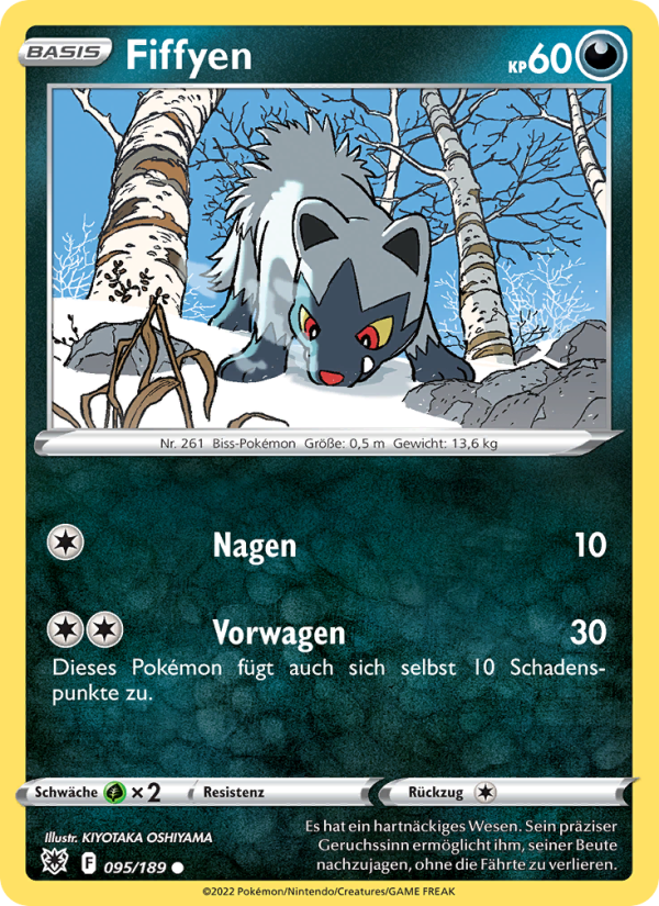 Fiffyen 095 — Astral Radiance (German Pokémon TCG card)