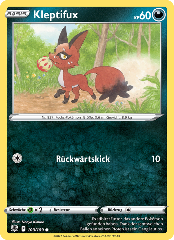 Kleptifux 103 — Astral Radiance (German Pokémon TCG card)