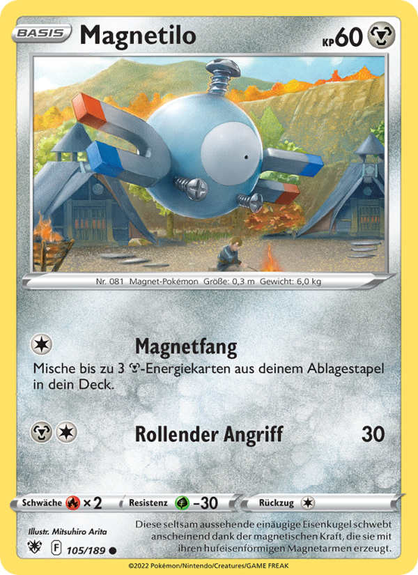 Magnetilo 105 — Astral Radiance (German Pokémon TCG card)