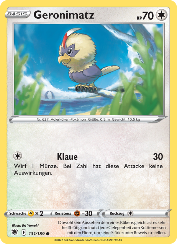 Geronimatz 131 — Astral Radiance (German Pokémon TCG card)