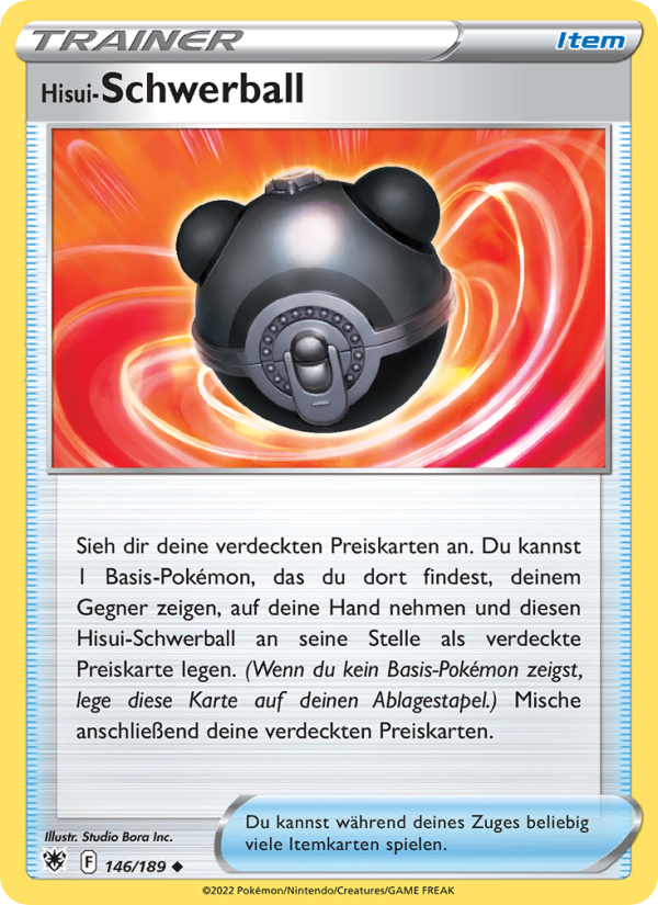 Hisui-Schwerball 146 — Astral Radiance (German Pokémon TCG card)