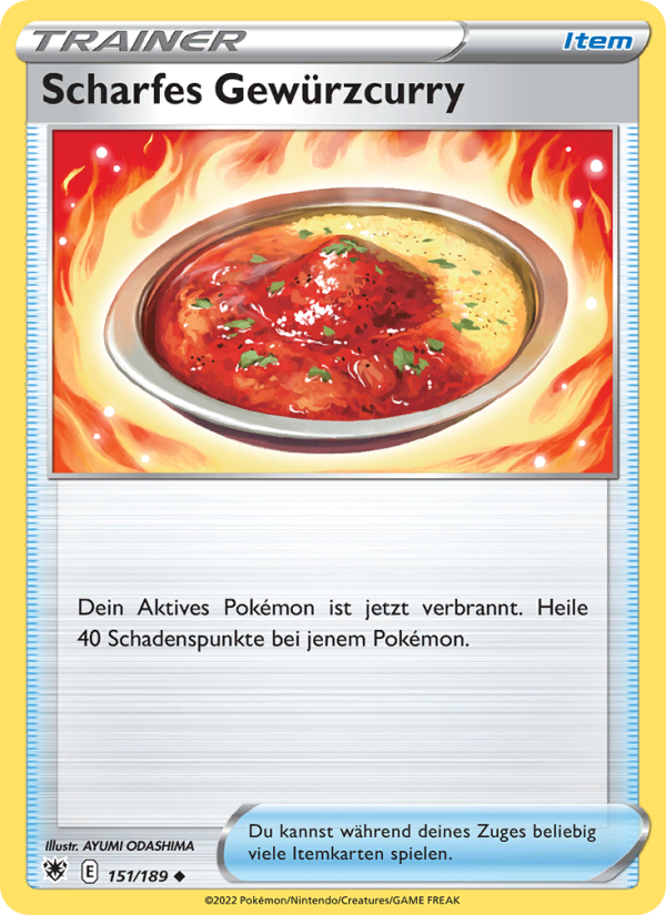 Scharfes Gewürzcurry 151 — Astral Radiance (German Pokémon TCG card)