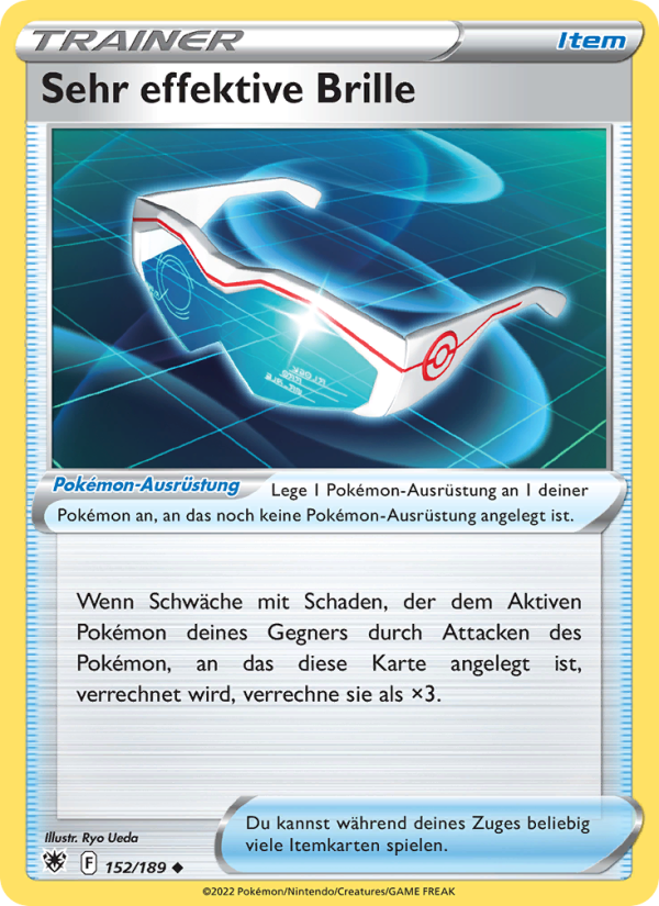 Sehr effektive Brille 152 — Astral Radiance (German Pokémon TCG card)
