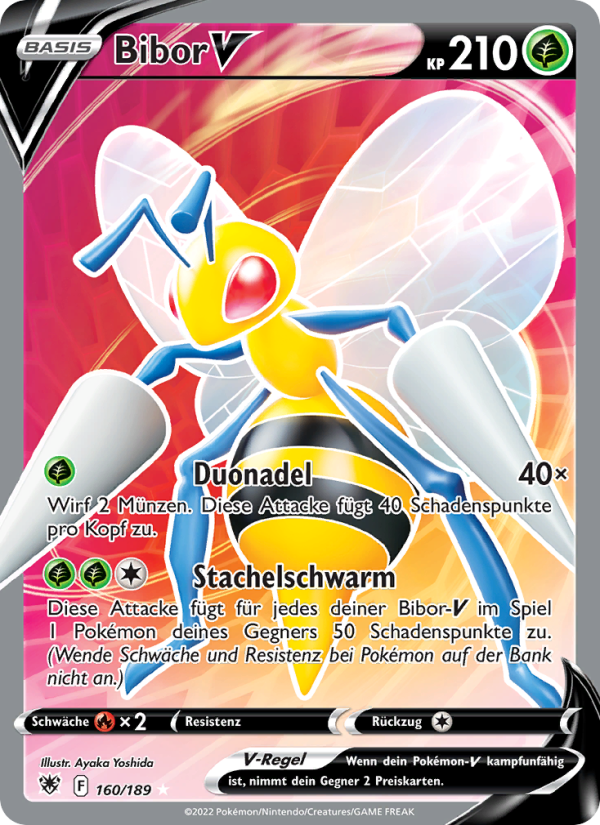 Bibor V 160 — Astral Radiance (German Pokémon TCG card)