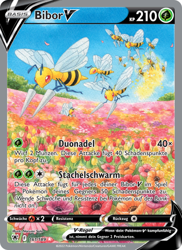 Bibor V 161 — Astral Radiance (German Pokémon TCG card)