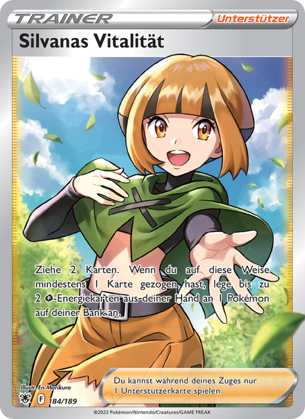 Silvanas Vitalität 184 — Astral Radiance (German Pokémon TCG card)