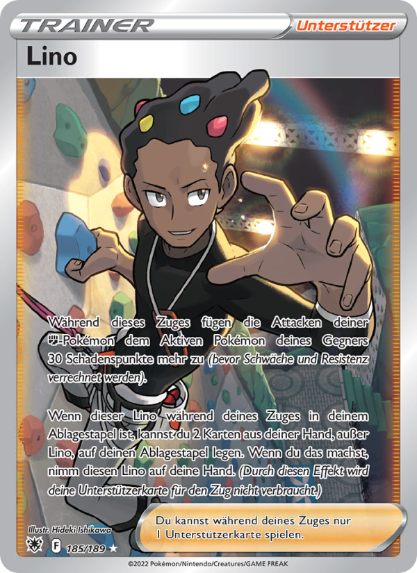 Lino 185 — Astral Radiance (German Pokémon TCG card)