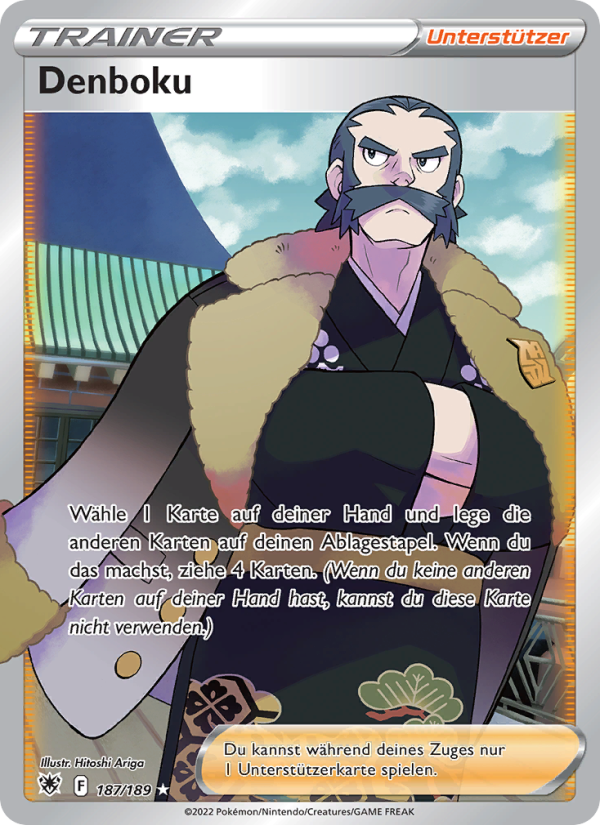 Denboku 187 — Astral Radiance (German Pokémon TCG card)