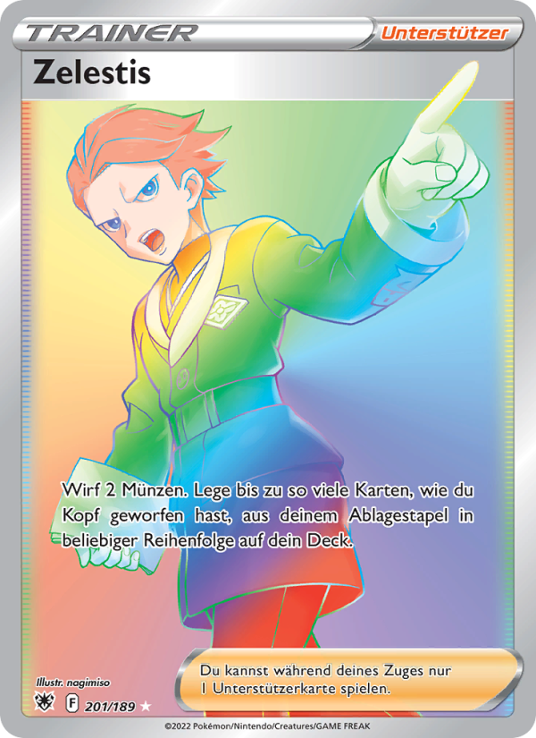 Zelestis 201 — Astral Radiance (German Pokémon TCG card)