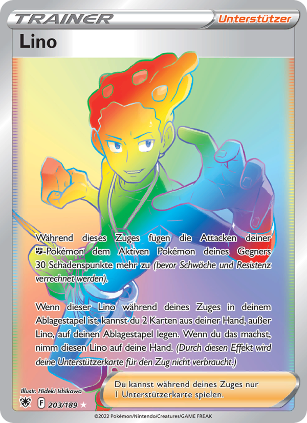 Lino 203 — Astral Radiance (German Pokémon TCG card)
