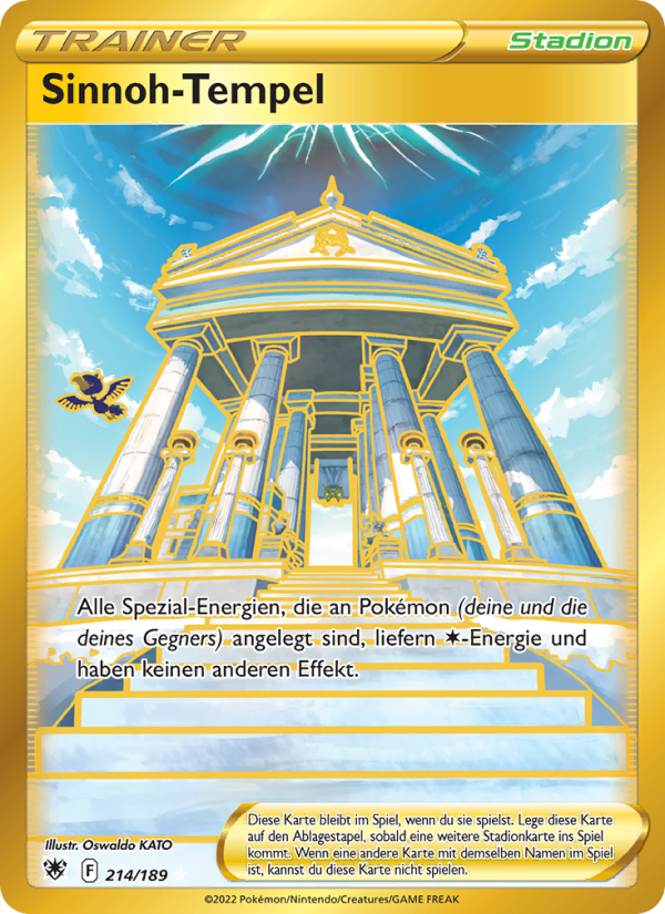 Sinnoh-Tempel 214 — Astral Radiance (German Pokémon TCG card)