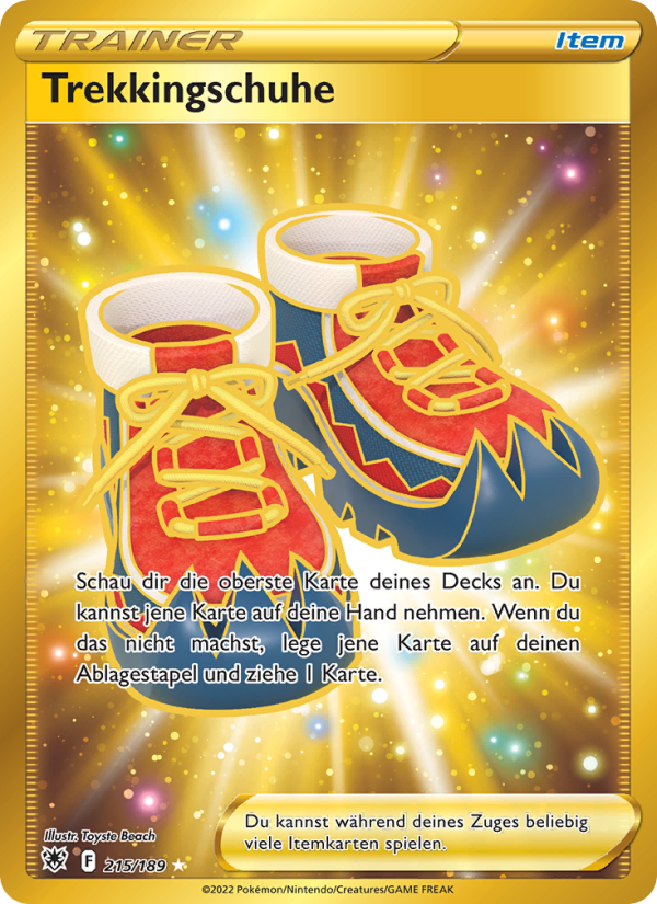 Trekkingschuhe 215 — Astral Radiance (German Pokémon TCG card)