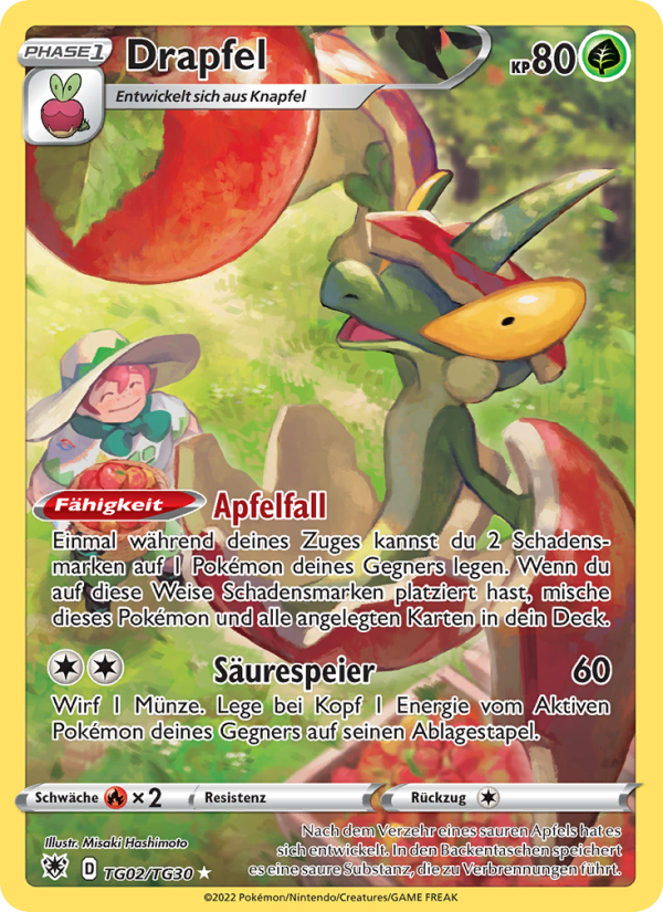 Drapfel TG02 — Astral Radiance (German Pokémon TCG card)