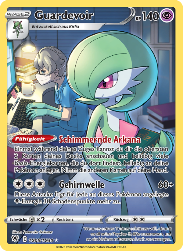 Guardevoir TG05 — Astral Radiance (German Pokémon TCG card)