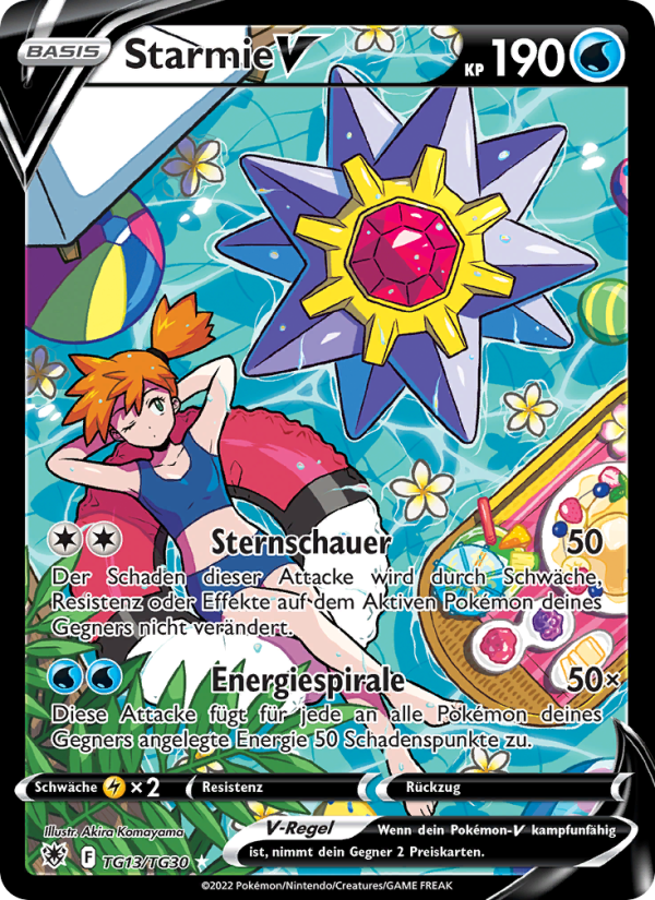 Starmie V TG13 — Astral Radiance (German Pokémon TCG card)
