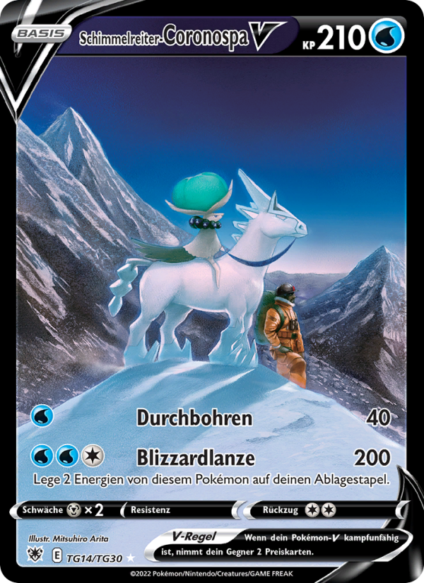 Schimmelreiter-Coronospa V TG14 — Astral Radiance (German Pokémon TCG card)