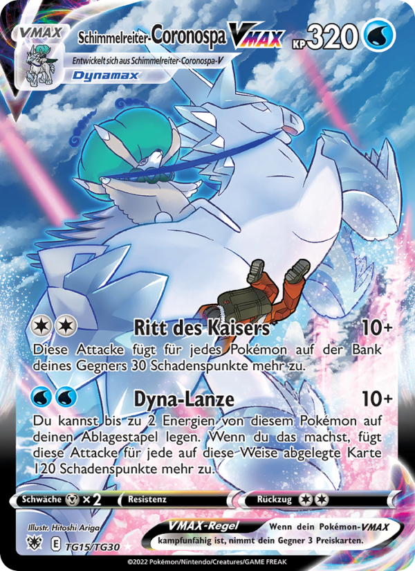 Schimmelreiter-Coronospa VMAX TG15 — Astral Radiance (German Pokémon TCG card)