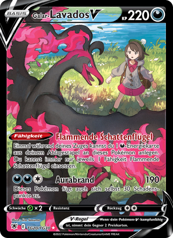 Galar-Lavados V TG20 — Astral Radiance (German Pokémon TCG card)