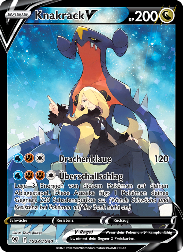 Knakrack V TG23 — Astral Radiance (German Pokémon TCG card)