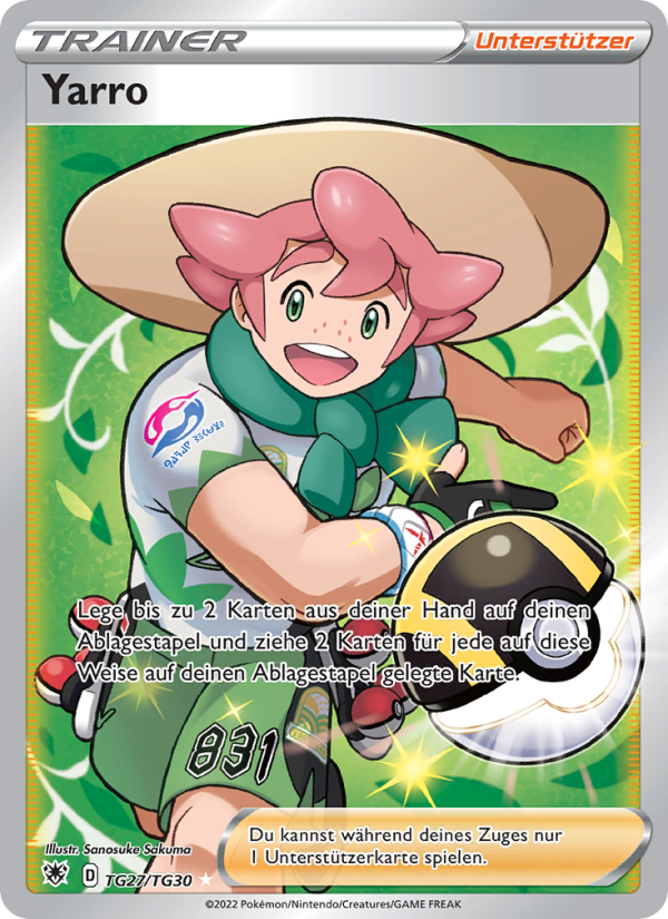 Yarro TG27 — Astral Radiance (German Pokémon TCG card)