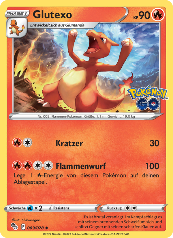Glutexo 009 — Pokémon GO (German Pokémon TCG card)