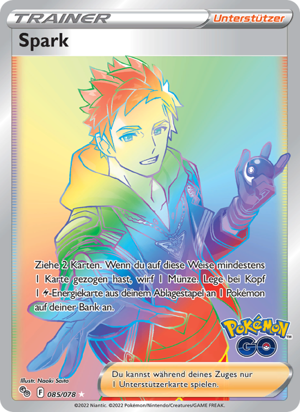 Spark 085 — Pokémon GO (German Pokémon TCG card)