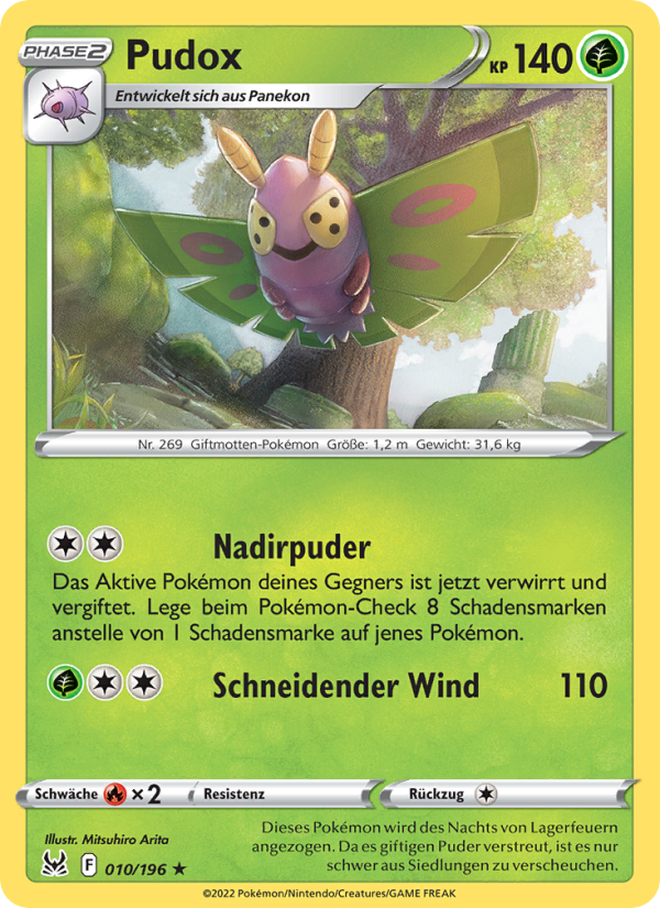 Pudox 010 — Lost Origin (German Pokémon TCG card)