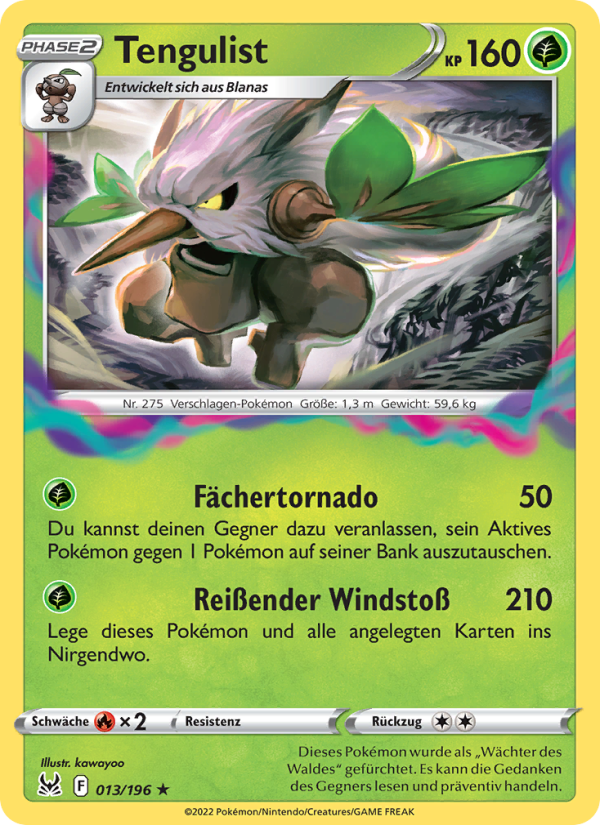 Tengulist 013 — Lost Origin (German Pokémon TCG card)