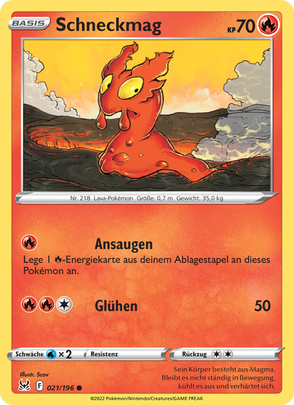Schneckmag 021 — Lost Origin (German Pokémon TCG card)