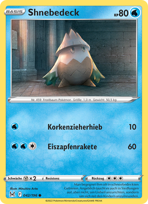 Shnebedeck 042 — Lost Origin (German Pokémon TCG card)