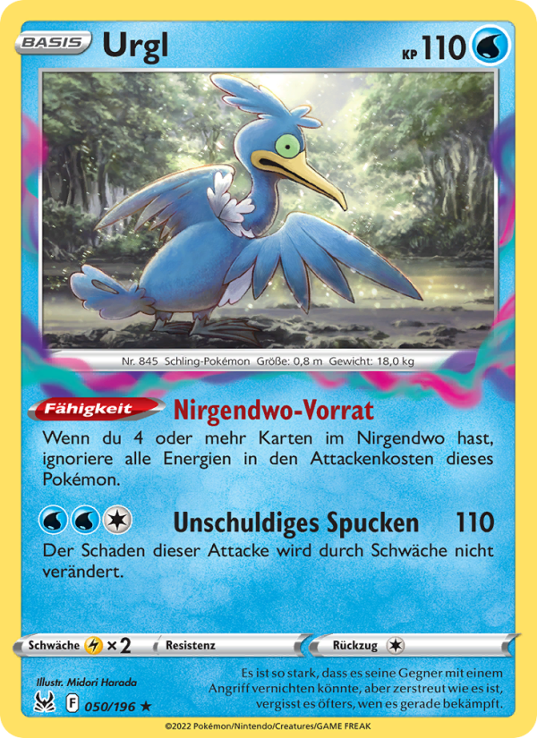 Urgl 050 — Lost Origin (German Pokémon TCG card)